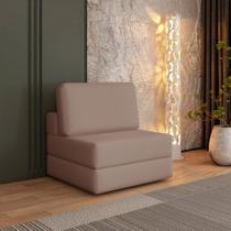 Sofá Cama à Vácuo 1 Lugar Linha Modular Flip Magic