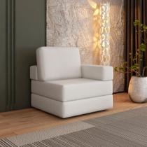 Sofá Cama à Vácuo 1 Lugar Linha Modular Flip Magic