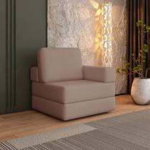 Sofá Cama à Vácuo 1 Lugar Linha Modular Flip Magic