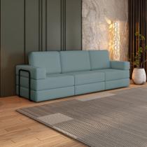 Sofá Cama à Vácuo 3 Lugares Linha Modular Flip Magic