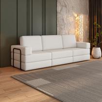 Sofá Cama à Vácuo 3 Lugares Linha Modular Flip Magic