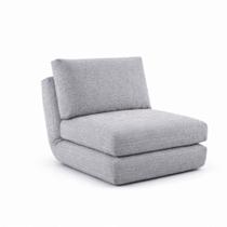 Sofá Cama Aconchego 90 Reclinável 90CM Linho Loja Doce Lar Sofá Cama Aconchego 90 Reclinável 90CM Linho Loja Doce Lar