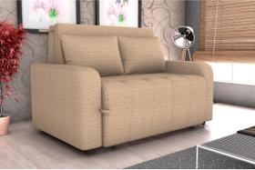 Sofá Cama Amora Linho Areia C486 Sofá Cama Amora Linho Areia C486