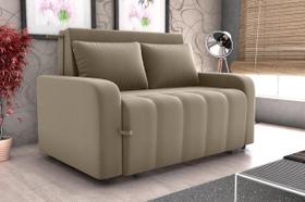 Sofá Cama Amora Masserati Cappuccino E400 - Matrix Sofá Cama Amora Masserati Cappuccino E400 - Matrix