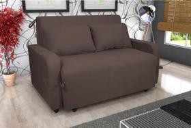 Sofá Cama Amora Suede Marrom B256 - Matrix Sofá Cama Amora Suede Marrom B256 - Matrix