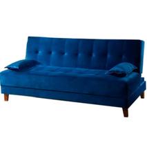 Sofá Cama Arpoador 2 Lugares 185cm Tecido Suede Innove