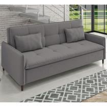 Sofá Cama Arte Cúbica Lima Cinza