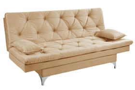 Sofá Cama Áustria Reclinável em Suede - Essencial Estofados