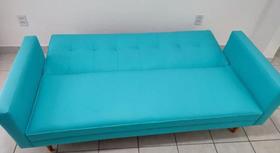 Sofá cama azul Sofá cama azul