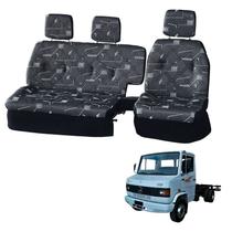 Sofá Cama Banco Completo Mercedes 710 / 912 / 914 Cinza