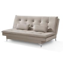 Sofá Cama Bangkok Pés Cromados Tecido Alta Qualidade Veludo Sofá Cama Bangkok Pés Cromados Tecido Alta Qualidade Veludo