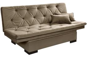 Sofá Cama Baú 3 Lugares Multiuso Em Suede - Essencial Estofados Sofá Cama Baú 3 Lugares Multiuso Em Suede - Essencial Estofados