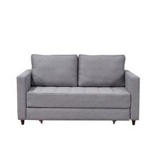 Sofá Cama Belize - Linho Suave Cinza Sofá Cama Belize - Linho Suave Cinza