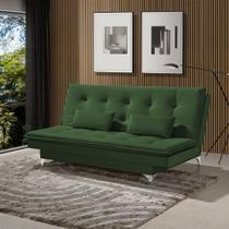 Sofá Cama Berlim 190cm Veludo Verde