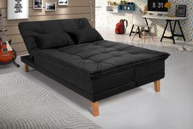 Sofá Cama Berlim Pés de Madeira