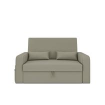 Sofá-Cama Bethoven Reclinável Com Baú 2 Lugares Em Veludo