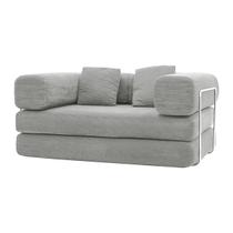 Sofá-Cama Bloom Retrátil Bouclê Design Moderno Na Caixa Sofá-Cama Bloom Retrátil Bouclê Design Moderno Na Caixa