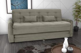 Sofá Cama C/ Aux Madalena Masserati Cappuccino E400 - Matrix