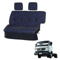 Sofá Cama Caminhão Euro 5 Cabine Grande Azul
