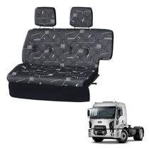 Sofá Cama Caminhão Ford Cargo 2011 2012 2013 2014 2015 Cinza