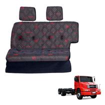 Sofá Cama Caminhão MB 1620 2007 2008 2009 2010 2011 Vermelho
