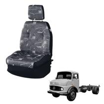 Sofá Cama Caminhão Mercedes 1113 / 1114 Cinza Sofá Cama Caminhão Mercedes 1113 / 1114 Cinza
