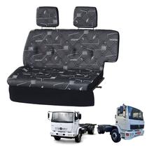Sofá Cama Caminhão Mercedes 1718 / 1723 Cara Chata Cinza Sofá Cama Caminhão Mercedes 1718 / 1723 Cara Chata Cinza