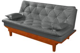 Sofa Cama Caribe Em Material Sintetico Essencial Estofados