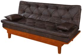 Sofa Cama Caribe em Material Sintético Essencial Estofados