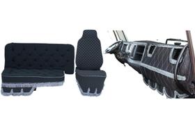 Sofá Cama Carona + Capa Banco Le + Capa Painel Mb 712c frontal