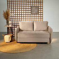 Sofá Cama Casal 150cm Mode CabeCasa MadeiraOriginals Bege