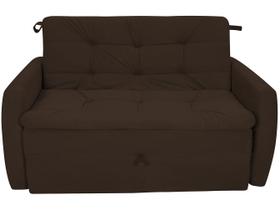 Sofá-cama Casal 2 Lugares Reclinável Veludo Matrix Meg