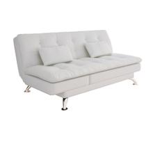 Sofá-Cama Casal 3 Lugares Amanda Branco Sofá-Cama Casal 3 Lugares Amanda Branco