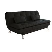 Sofá-Cama Casal 3 Lugares Amanda Preto