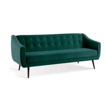 Sofá-Cama Casal 3 Lugares Beatriz Veludo Verde Sofá-Cama Casal 3 Lugares Beatriz Veludo Verde