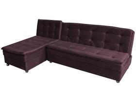 Sofá-cama Casal 3 Lugares Reclinável Suede Matrix Penélope