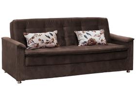 Sofá-cama Casal 3 Lugares Reclinável Veludo