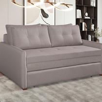 Sofá Cama Casal 95cm X 157cm Montreal Cinza Champanhe Claro Sofá Cama Casal 95cm X 157cm Montreal Cinza Champanhe Claro