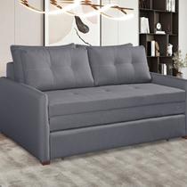 Sofá Cama Casal 95cm X 157cm Montreal Cinza Chumbo Sofá Cama Casal 95cm X 157cm Montreal Cinza Chumbo