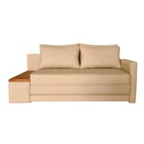 Sofá Cama Casal com Tampo Lateral Esquerdo Tecido Impermeável Acquablock