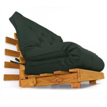 Sofá Cama Casal Futon Tokio Bege Madeira Maciça Cor Mel