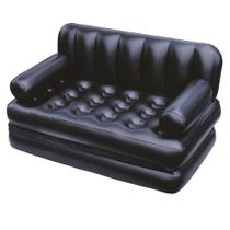 Sofa/Cama Casal Inflavel Multifuncional Preto 5 em 1 Bestway