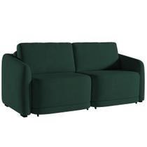 Sofá Cama Casal para Sala 196cm Polska K04 Veludo Verde - Mpozenato Sofá Cama Casal para Sala 196cm Polska K04 Veludo Verde - Mpozenato