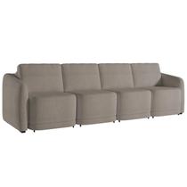 Sofá Cama Casal para Sala 316cm Polska Z08 Boucle Bege Escuro - Mpozenato