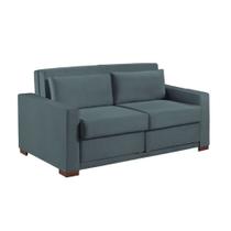 Sofa Cama Casal Sofia 2 Lugares 170cm com Pés de Madeira Talento Móveis