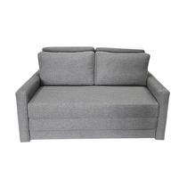 Sofá Cama Casal Tecido Linho 2 Lugares Medida 160cm