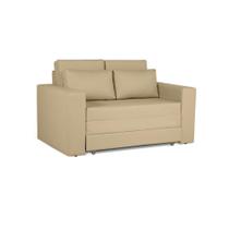 Sofá Cama Castor Casal Salerno Corano Bege