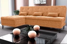 Sofá Cama Chaise Versátil 3 Lugares Boucle