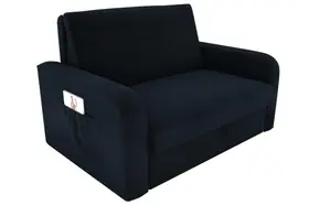 Sofá Cama com Baú 2 Lugares Daiane Petróleo Matrix Sofá Cama com Baú 2 Lugares Daiane Petróleo Matrix