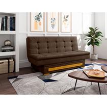 Sofa Cama com Baú Berilo Espresso Móveis Marrom Sofa Cama com Baú Berilo Espresso Móveis Marrom